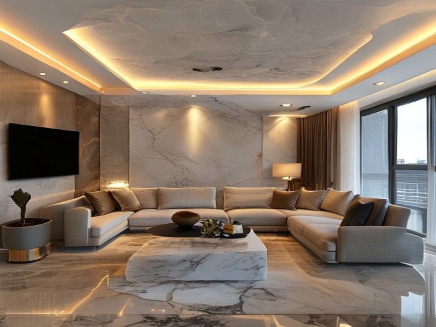 Designer false ceiling work by Shiv Interior