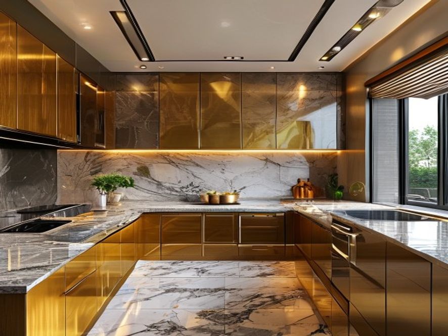 Premium modular kitchen by Shiv Interior