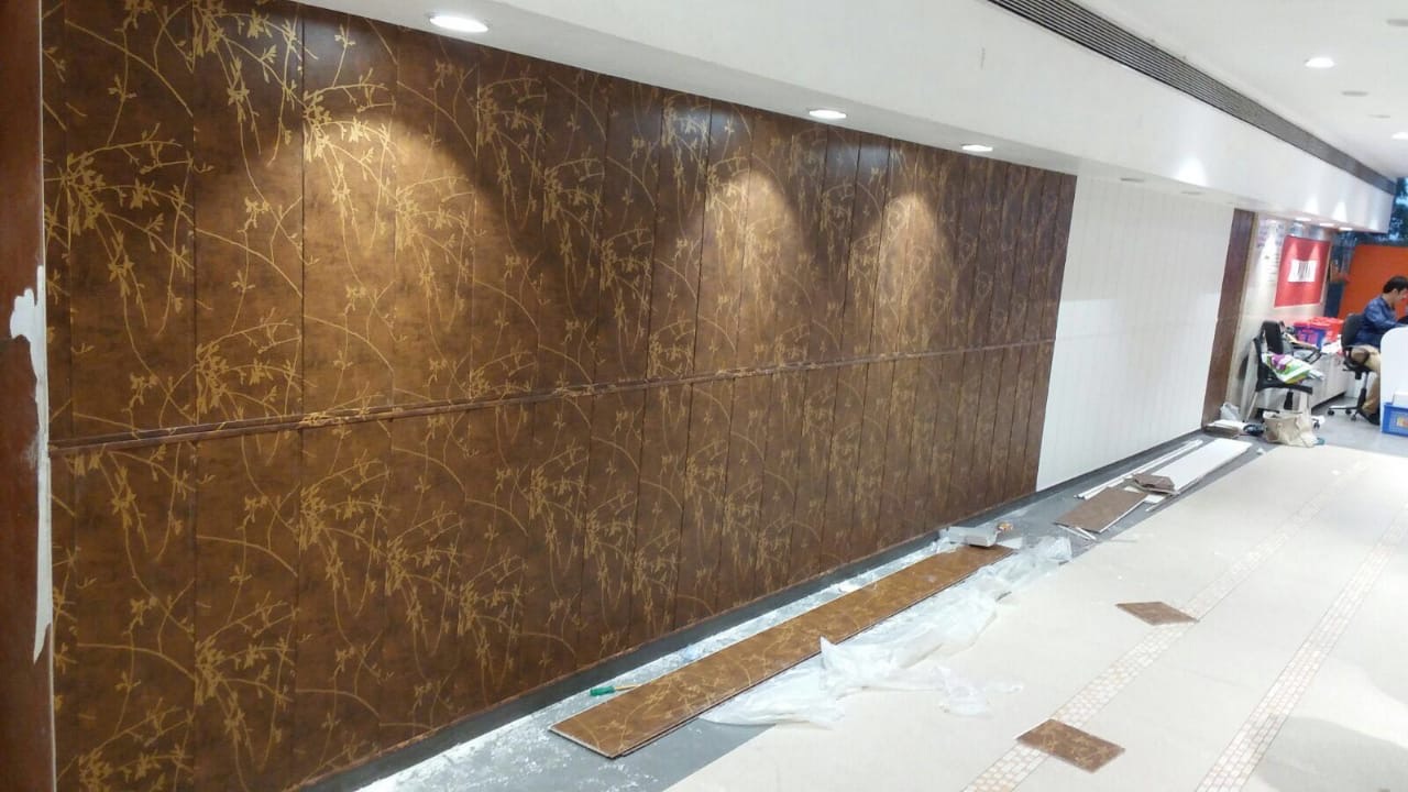 Commercial PVC wall installation Ahmedabad