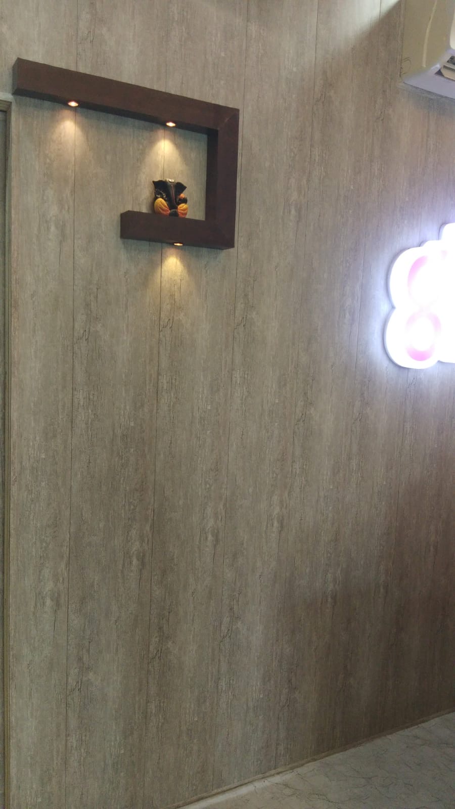PVC wall with Ganesha niche Ahmedabad