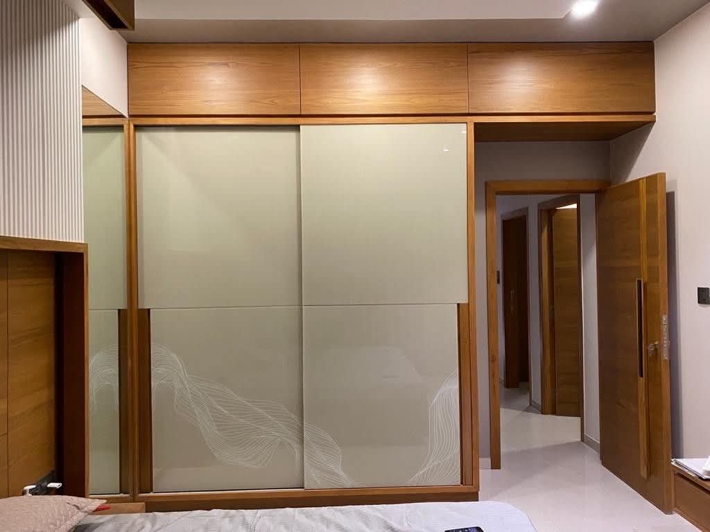 Frosted glass sliding wardrobe Jodhpur