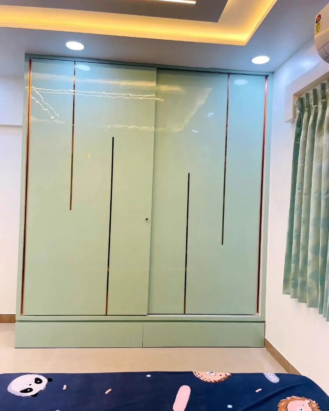 Mint green wardrobe Ahmedabad