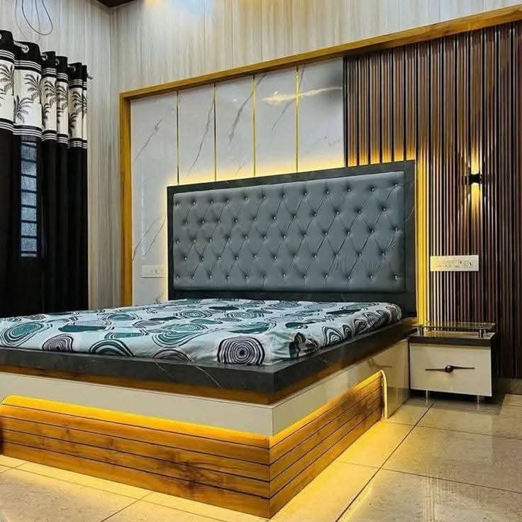 Full bedroom with PVC headwall Jodhpur